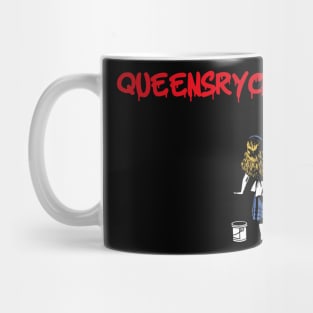 queensryche and red girl Mug